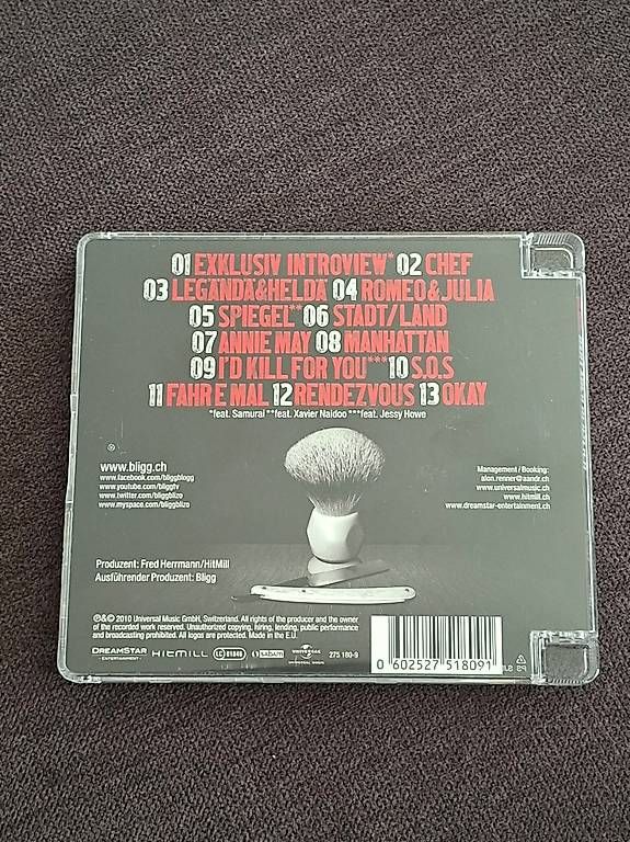 CD: Bligg "Bart aber Herzlich" – Usato da Niederlenz venduto da kla_gz76 1