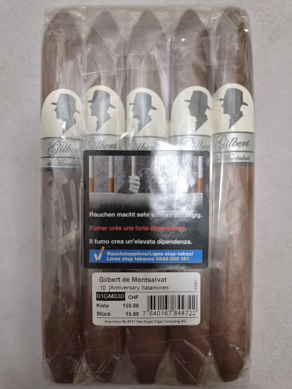 Zigarren: Zigarren Gilbert de Montsalvat – Neu und originalverpackt aus Volketswil von 2000ra 1