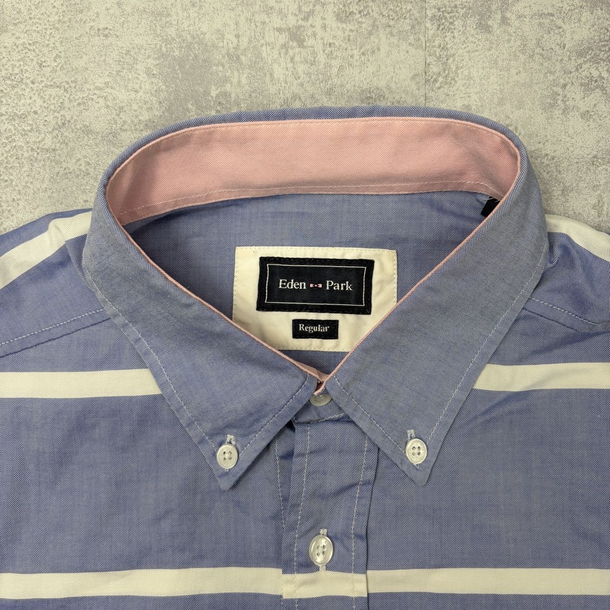 Hemden: Chemise Eden Park rayée bleu et blanche - L Regular – Neu (gemäss Beschreibung) aus Hauterive NE von Leo_o 3