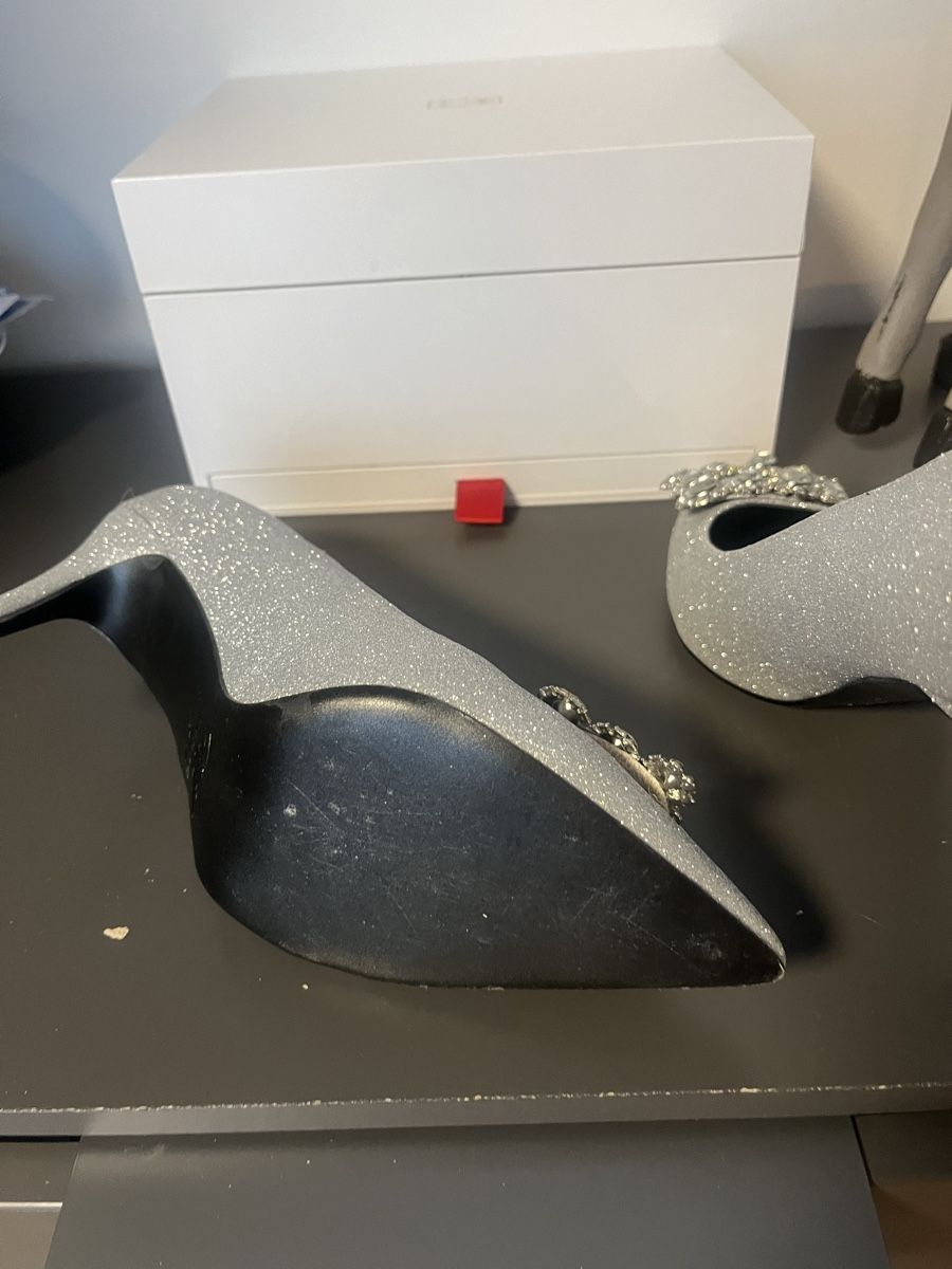 Scarpe da donna: Tolle high heels Glitzer gr 37 – Nuovo (secondo la descrizione) da Neuhausen am Rheinfall venduto da stundgirl 4