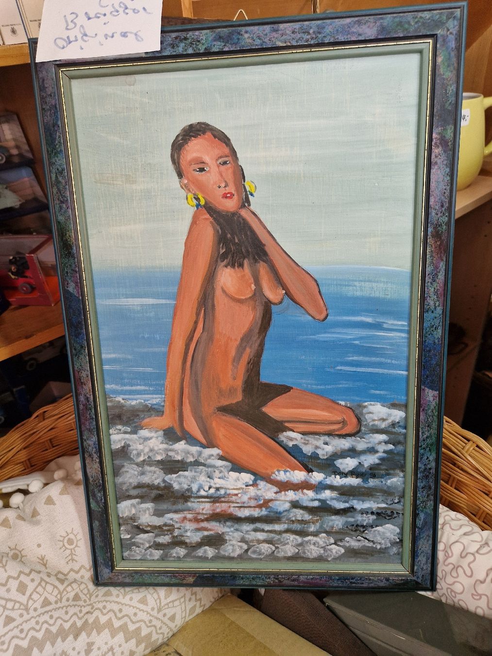 Gemälde: Gemälde "Irene" von Sigi Brägger-Spät, 1996 – Gebraucht aus Mörigen von Clio111 4
