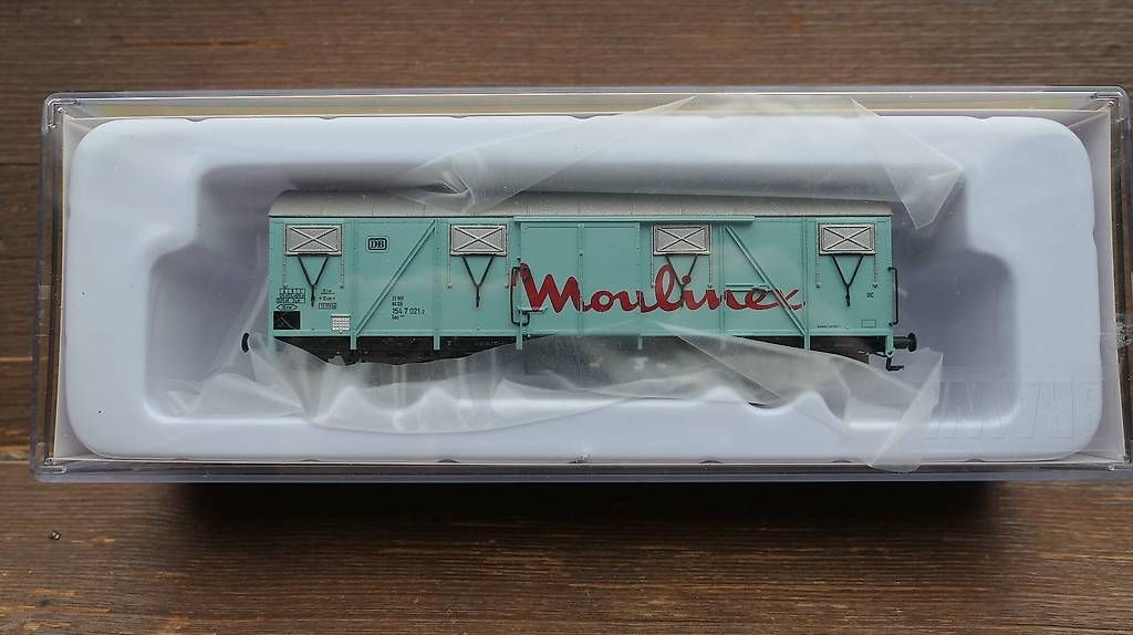 Modelleisenbahnen: Wagon couvert Brawa 47280 Moulinex  – Gebraucht aus Vevey von gui_9x5l 2