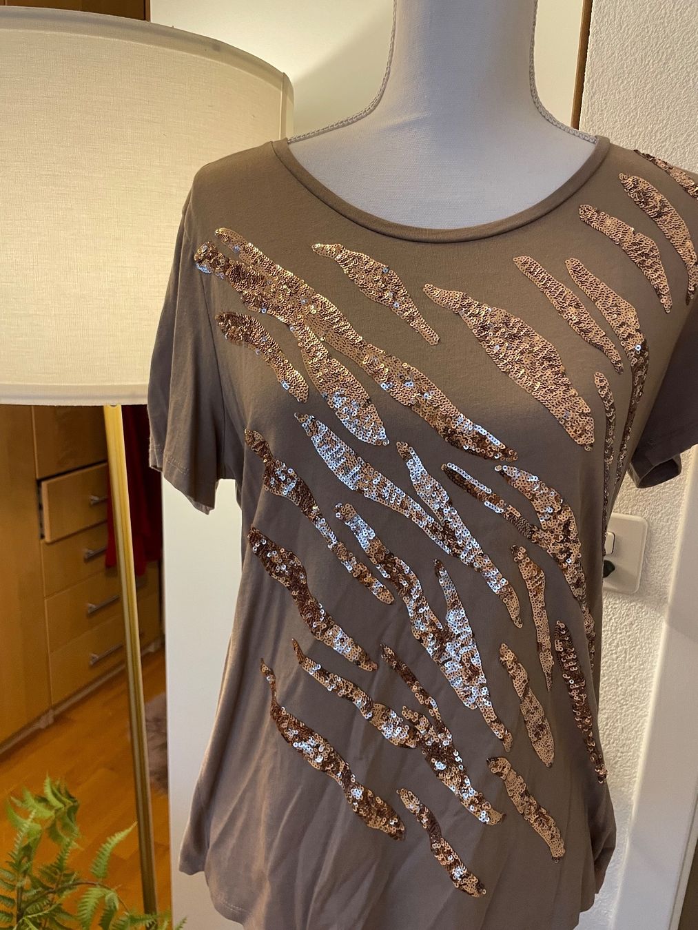Cream Top: Edles Shirt CREAM Gr L – Nuovo (secondo la descrizione) da Savigny venduto da linda2402