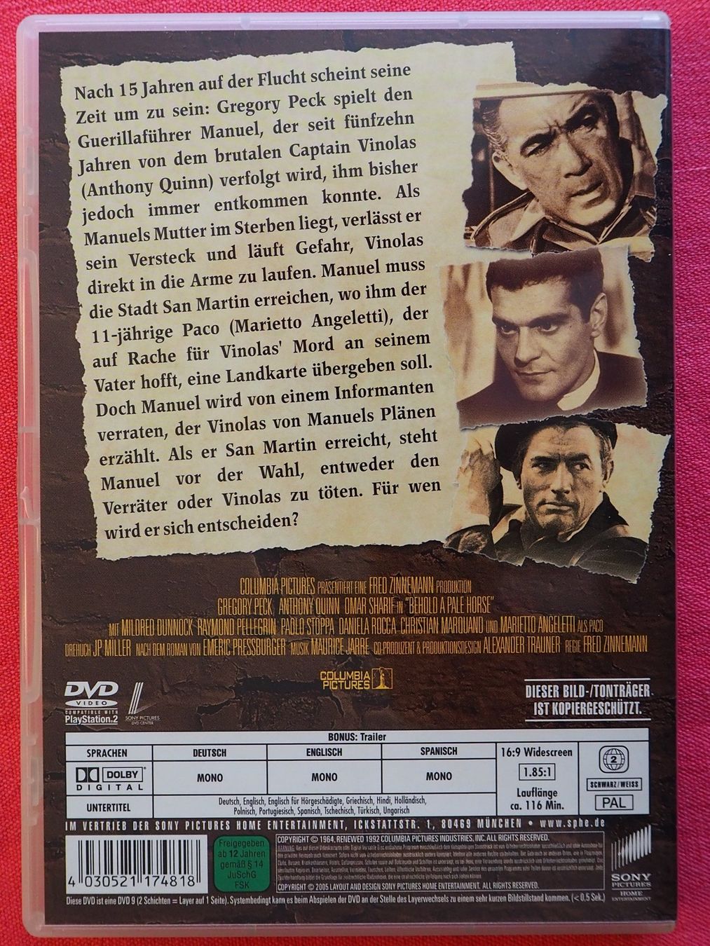 Tutti i DVDs: Deine Zeit ist um / Gregory Peck – Usato da Chur venduto da big_5zx8 1
