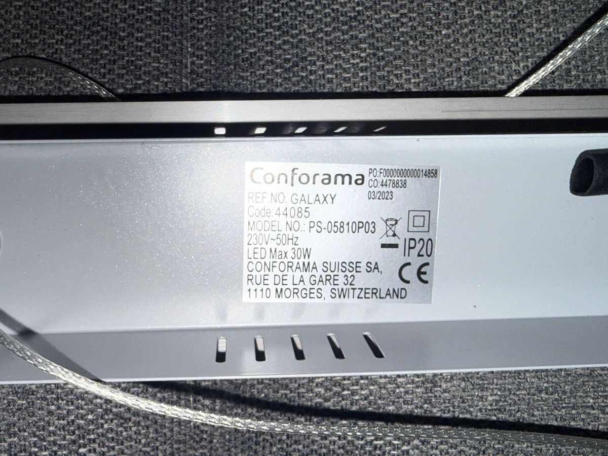 Conforama Kronleuchter & Deckenlampen: Hängelampe LED GALAXY Conforama – Neu und originalverpackt aus Schlieren von kle_dis 4