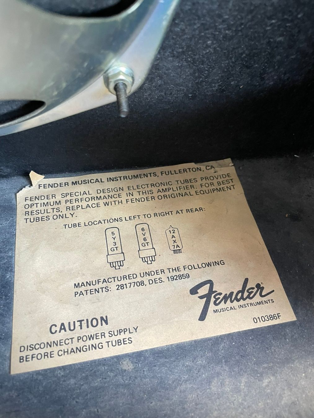 Fender Verstärker: Vintage Fender Champ Guitar Amp – Gebraucht aus Wallisellen von aka-z76 2