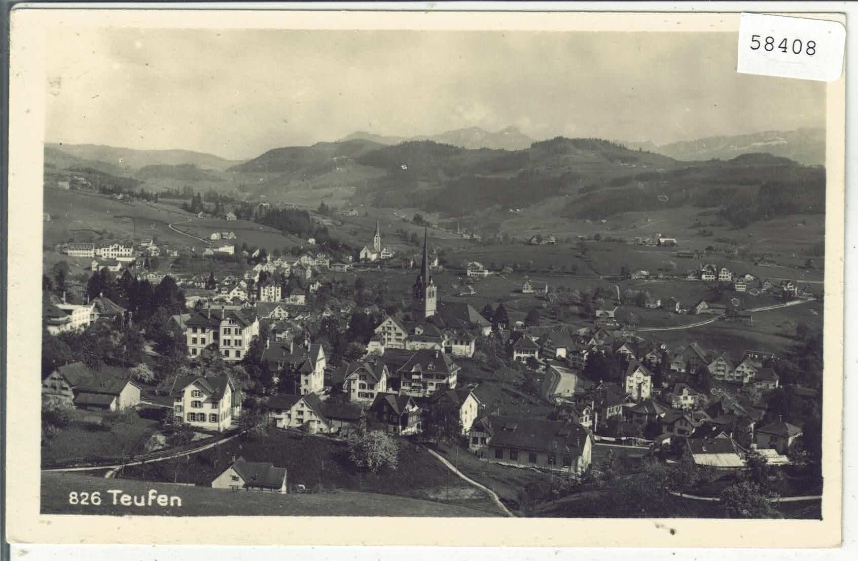 Cartoline postali: Teufen - Generalansicht – Usato da Ettingen venduto da Kartenplanet