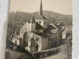Alte Ansichtskarte Romainmôtier VD – Abbatiale