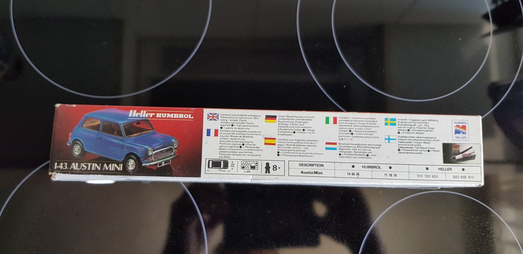 Heller Modellbausätze & Standmodelle: mini cooper bausatz blau 1:43 humbrol/heller – Neu (gemäss Beschreibung) aus effretikon von scharki01 1