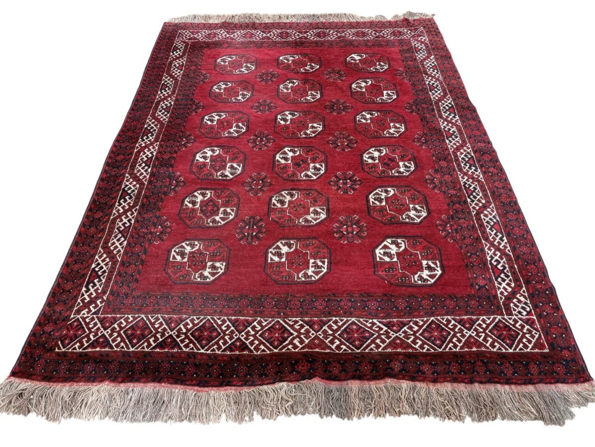Teppiche: Grosser handgeknüpfter Afghan Orientteppich – Gebraucht aus Bennau von Mayer_Carpets