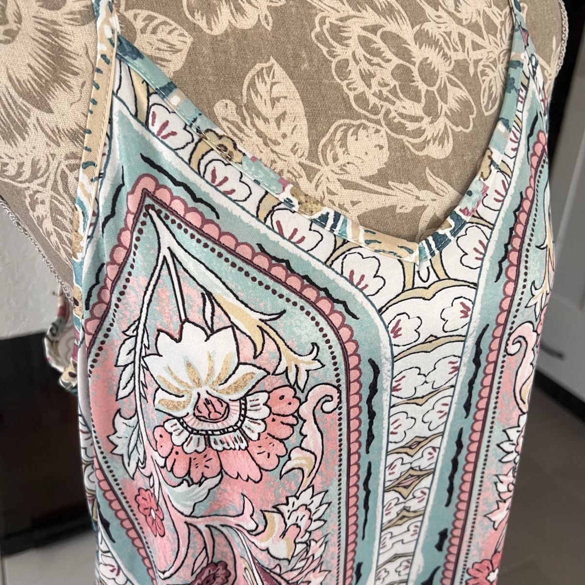 Kleider: Maxikleid mit Blumenprint Gr. XL – Neu (gemäss Beschreibung) aus Seon von Sunny-Schmuck78 3