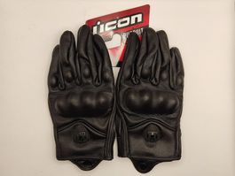 Icon Pursuit Motorradhandschuhe Ziegenleder Gr.M,L NEU