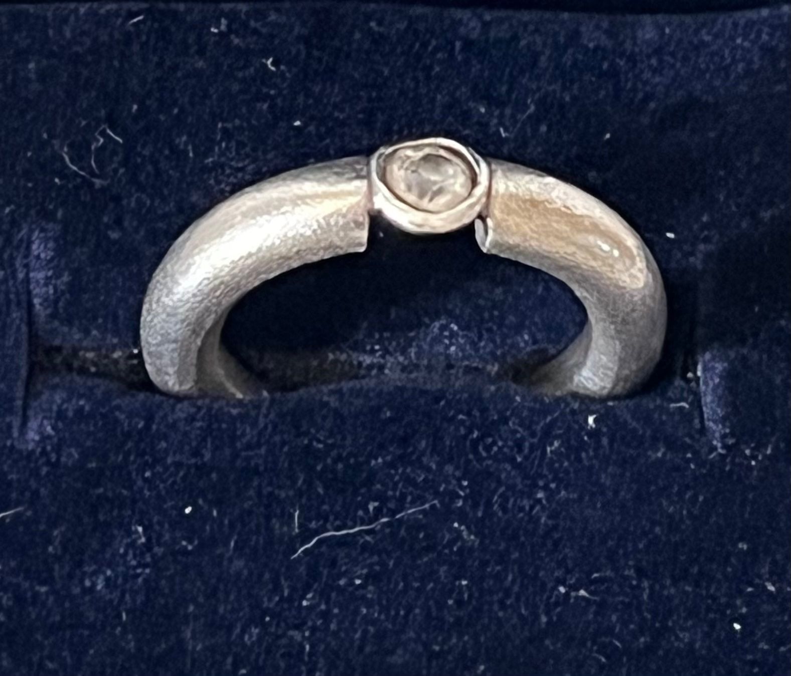 Anelli: Silber Ring  925 gepunzt, Gr 55 – Usato da Kirchleerau venduto da Piroska05 1