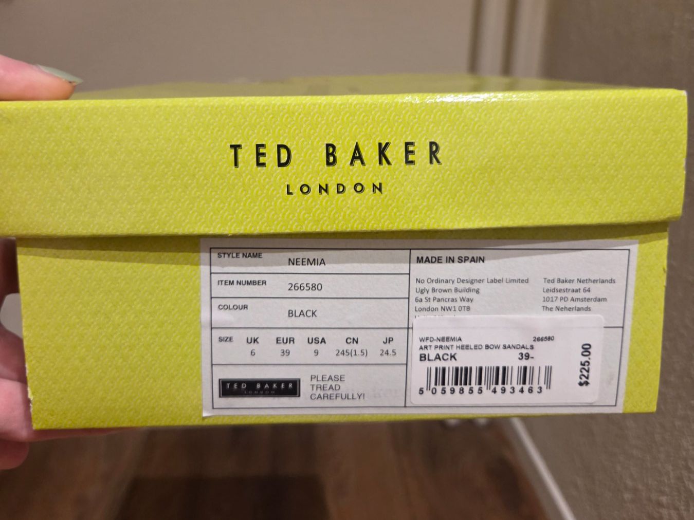 Ted Baker Damenschuhe: Sandales fleuries Ted Baker, taille 39, parfaites été! – Neu und originalverpackt aus Rapperswil SG von ape_m8s2 1