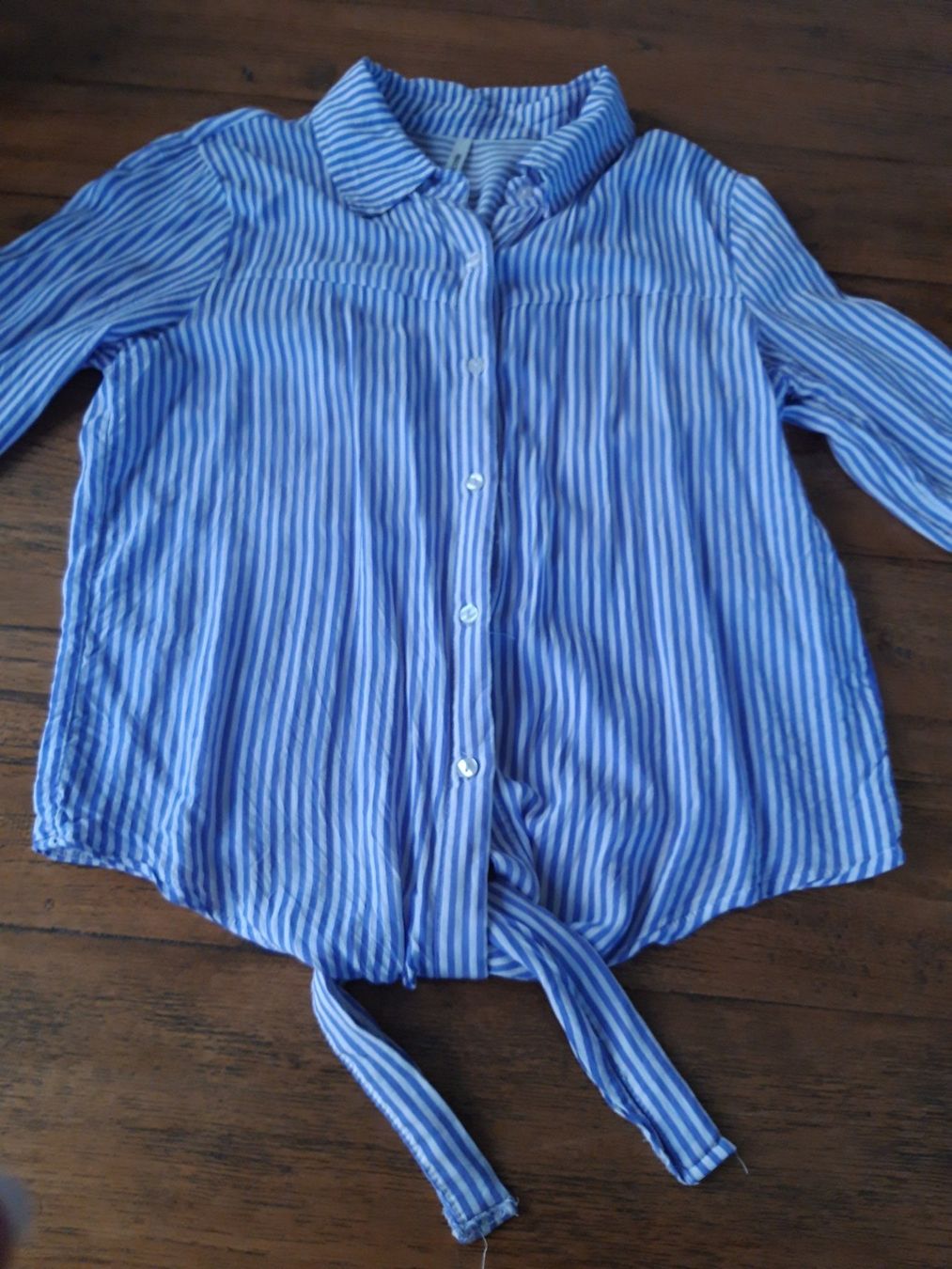 Chemisiers: Boho Bluse Basic gestreift blau weiss weicher Stoff – D'occasion à Feuerthalen par tanatha_st 1