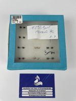 Ohrringe Perlen - 3mm, 12er Set, 24 Stück