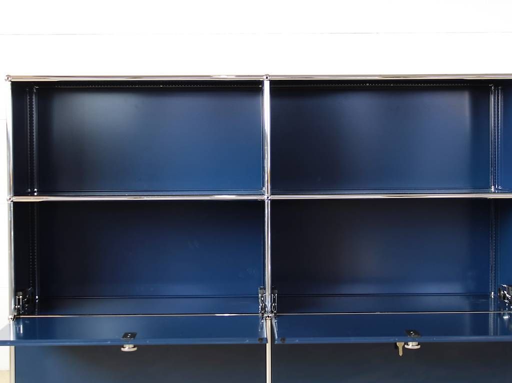 USM Scaffali: USM Sideboard in Stahlblau, neuwertig – Usato da Meinisberg venduto da atelier_TILIJA 5