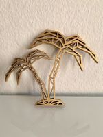Goldene 3D Palme von NO Gallery