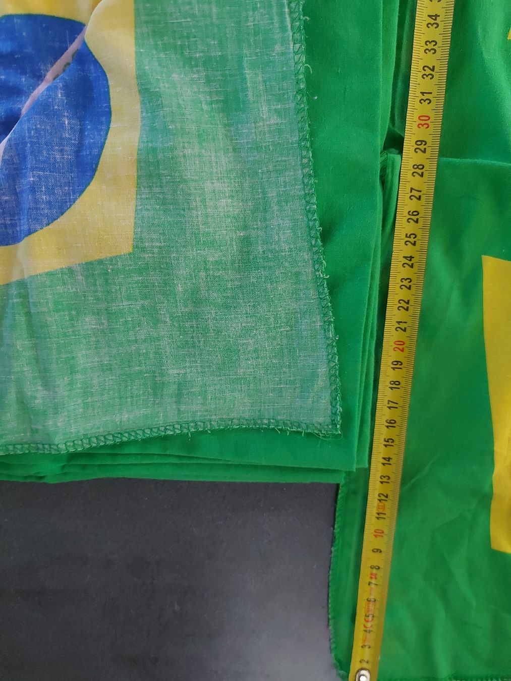 Tessuti: 7 Brasilien Flaggen, 57 x 57 cm – Usato da Trimbach venduto da Shanja99 2