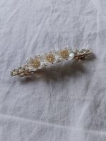 molletta per capelli con fiori e perline