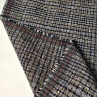 Anzug Stoff Baumwolle Elastan gewoben 1.85x1.50m nero oro
