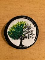 Zen from Birth to Death Buddhism Patch Sticker Aufnäher