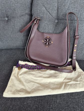 Damen Leder Handtasche Tory Burch New York Farbe Burgundy