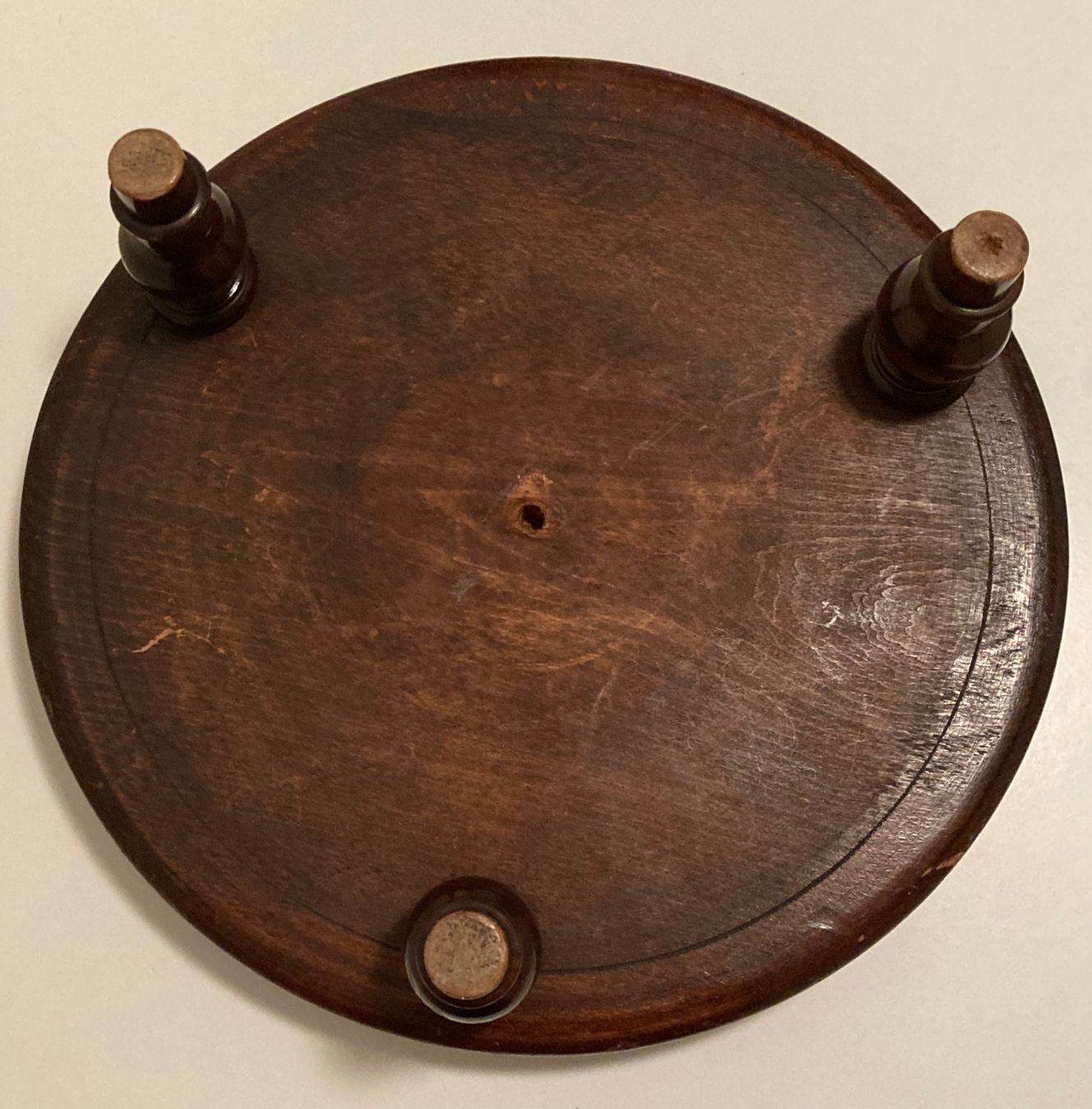 Sgabelli: Möbel Schemel Tabouret Tritthocker Holz braun Stoff Goblin – Usato da Wangen b. Olten venduto da Buntgemischt 2