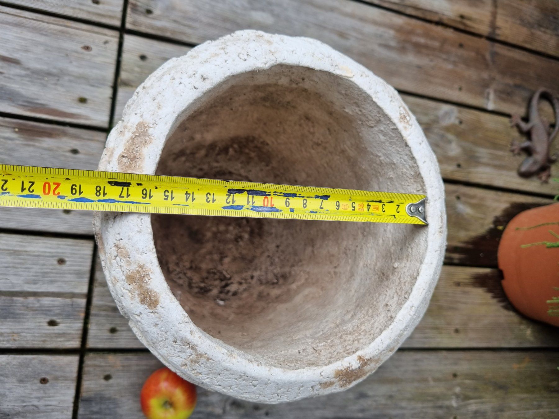 Blumentöpfe: Grosser Pflanztopf Antik-Stil Steinoptik 30 cm – Gebraucht aus Scharnachtal von devin03 4