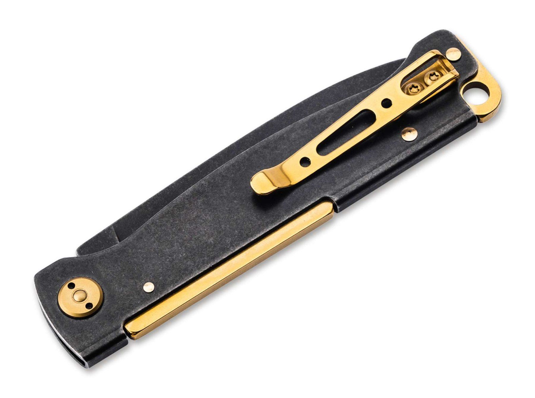 Accessori: Böker Plus Atlas Black Stonewash Brass – Nuovo e nell'imballaggio originale da Aadorf venduto da musur68 1