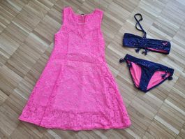 Paket: Bikini und Sommerkleid - Gr. 158