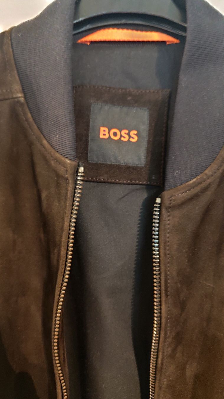 Hugo Boss Vestes: Boss Lederjacke Braun 52 – D'occasion à Steffisburg par RexRegis 1