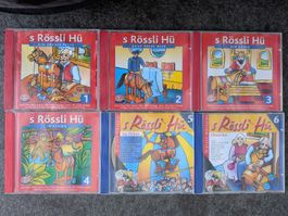 s Rössli Hü Dialekt-Hörspiel Sammlung 6 CDs guter Zustand