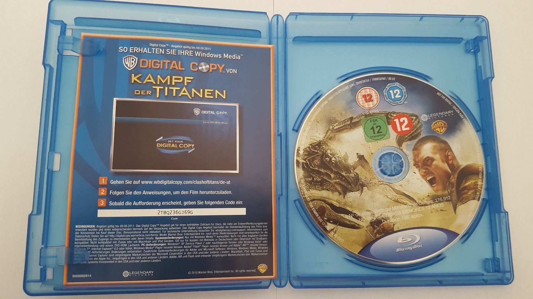 Tutti i DVDs: Kampf der Titanen BluRay – Usato da Füllinsdorf venduto da master_mind 2
