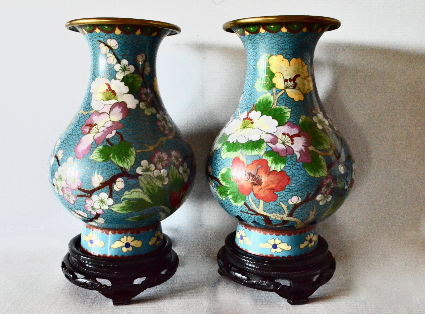Vase & Récipients: Cloisenne vases, vintage 1982. – D'occasion à Meilen par glenbeigh 1
