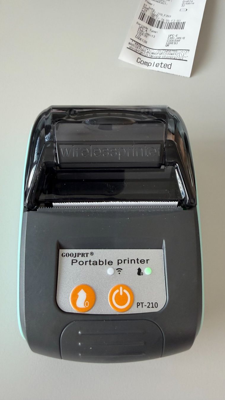 Imprimantes: Beleg Drucker mit Bluetooth und Lederetui – D'occasion à Büron par Paba