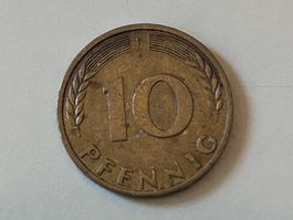 Moneta 10 Pfennig Germania Ovest 1950