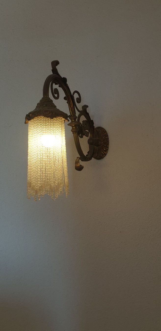 Lampen: Antike Jugendstil Wandleuchte – Gebraucht aus Uster von Malefitz