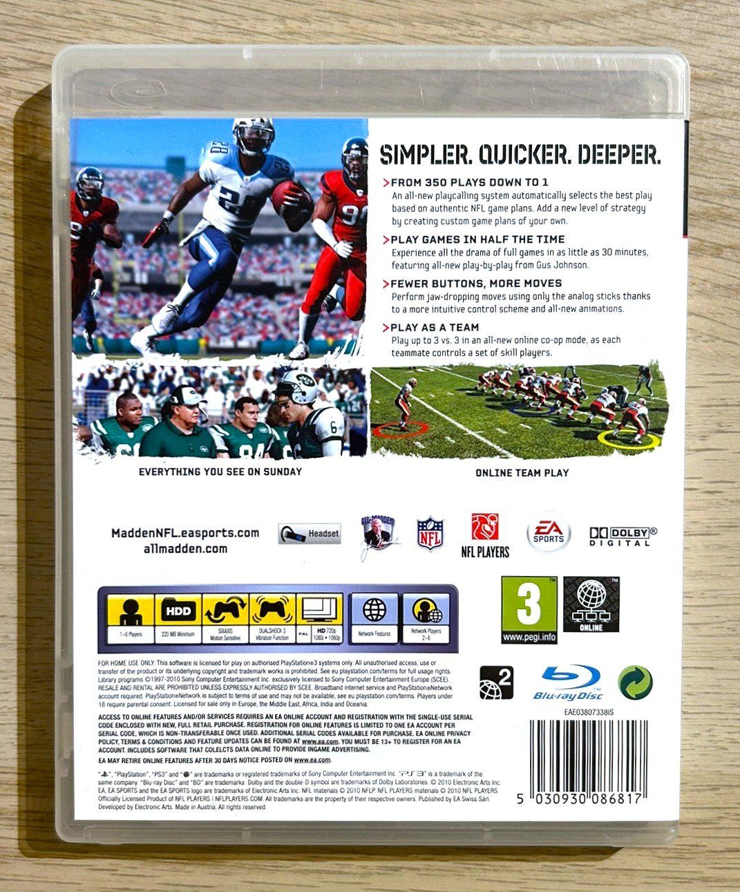 NFL Spiele: Madden NFL 11 PS3 – Gebraucht aus St. Gallen von Alpine.Arcade 1