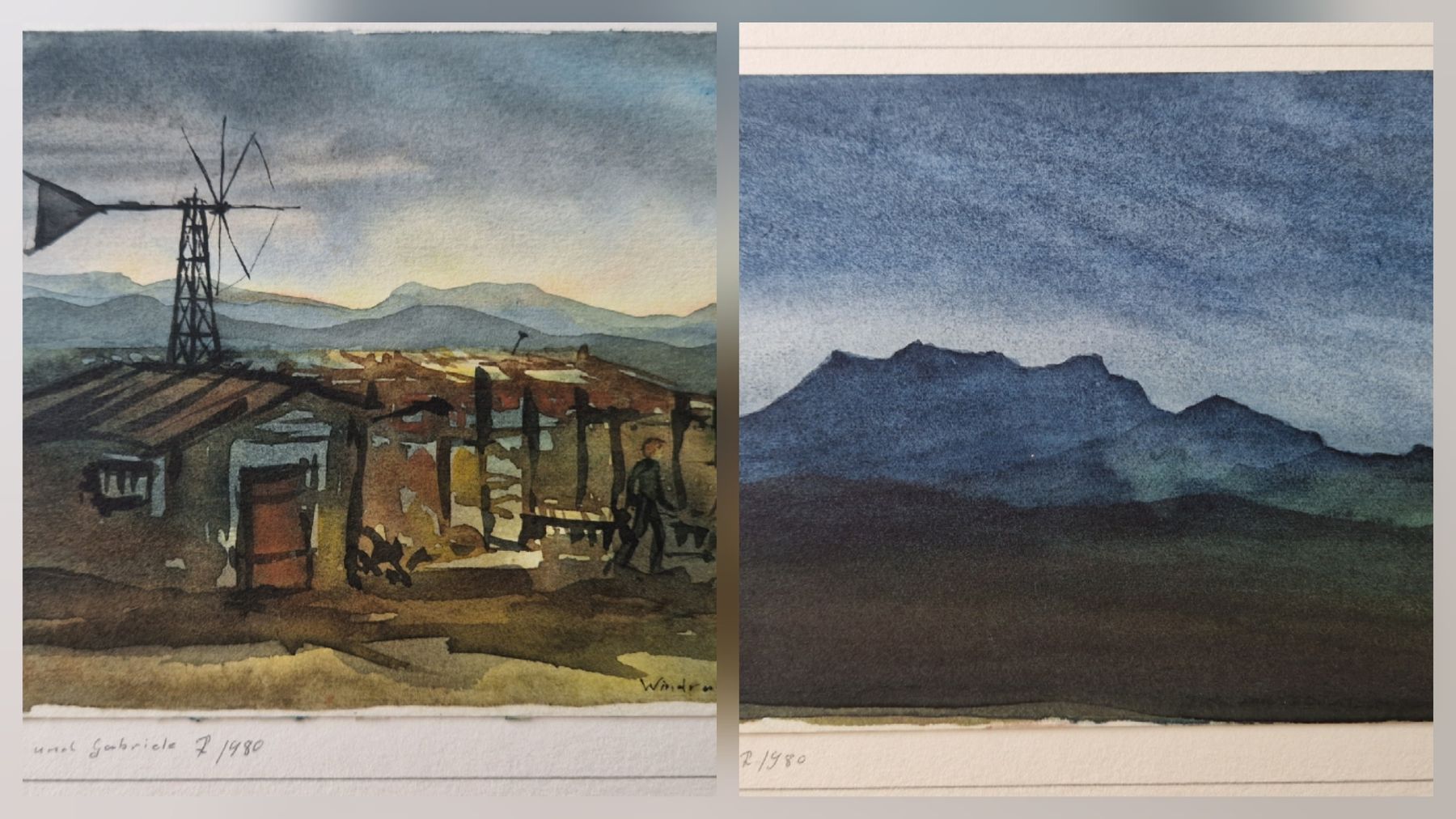 Gemälde: Mappe mit kl. Aquarellen – Gebraucht aus Wetzikon ZH von Oldieslover 4