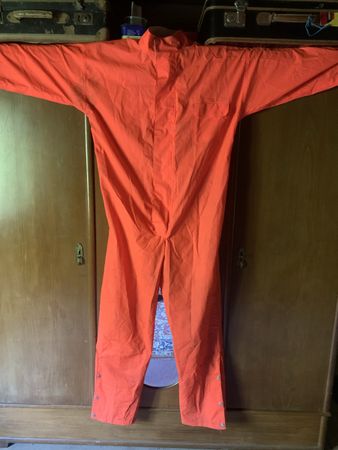 Regenkombi XL, signalorange,wasserdicht,