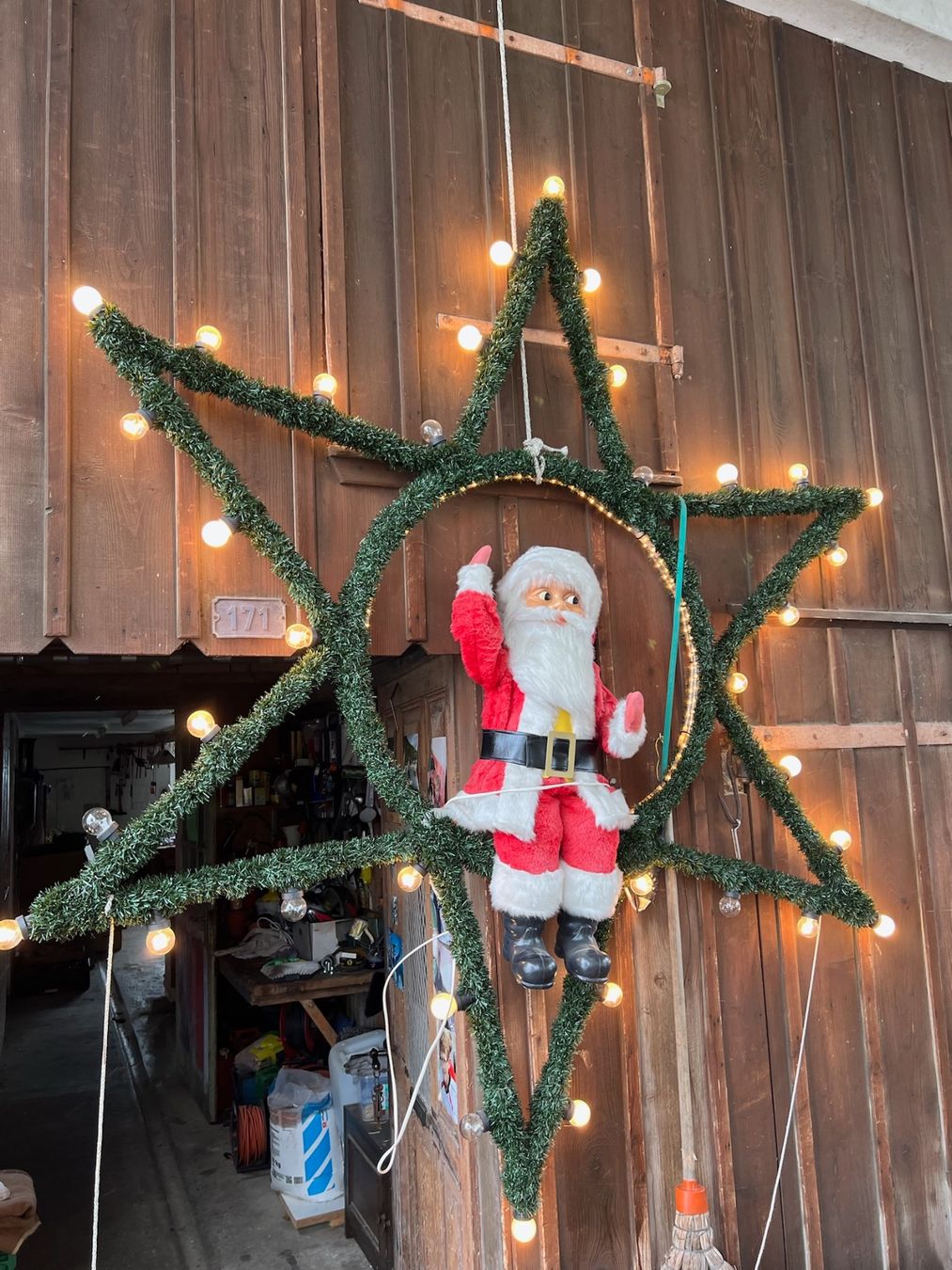 Tutte le decorazioni: Samichlaus im beleuchteten Stern mit Lichter – Nuovo (secondo la descrizione) da Hauptwil venduto da Johne0