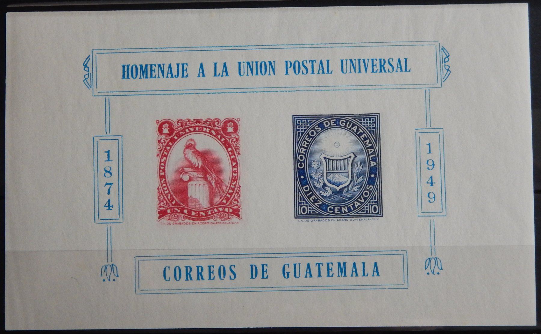 Tous les timbres: Guatemala Kat. Block 6 ** 1951 – D'occasion à Zürich par Muehlekauf