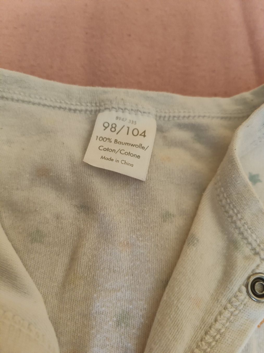 Pigiama & Simili: Kinder Strampler Pyjama Gr 98/104 weiss Sterne – Usato da Oberhofen Thun'see venduto da cri_6md2 1