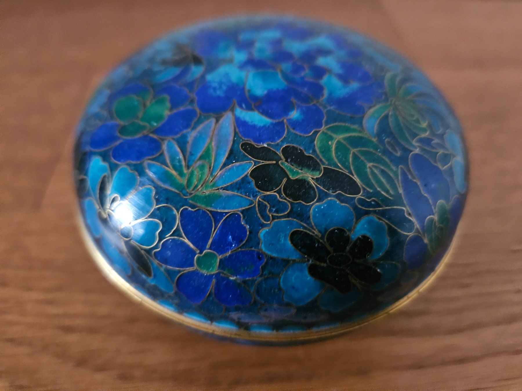 Alle Dekorationen: Cloisonné Schmuckdose Dose Box Schatulle Deko Email Büchse – Gebraucht aus Birmensdorf ZH von Wendepunkt... 1