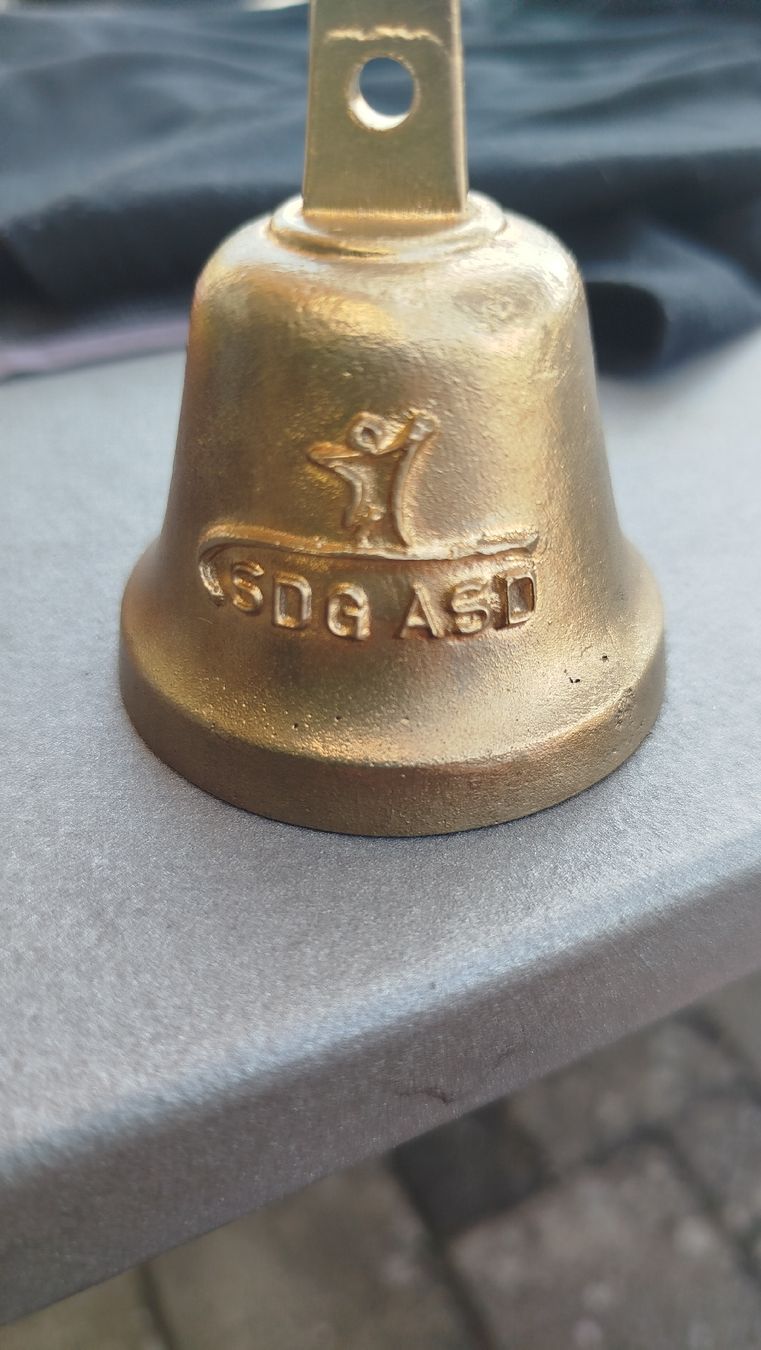 Glocken & Treicheln: Glocke SDG ASD Messing, Glockenbronze? 1957-2007  – Gebraucht aus Glashütten von lightmoon 2