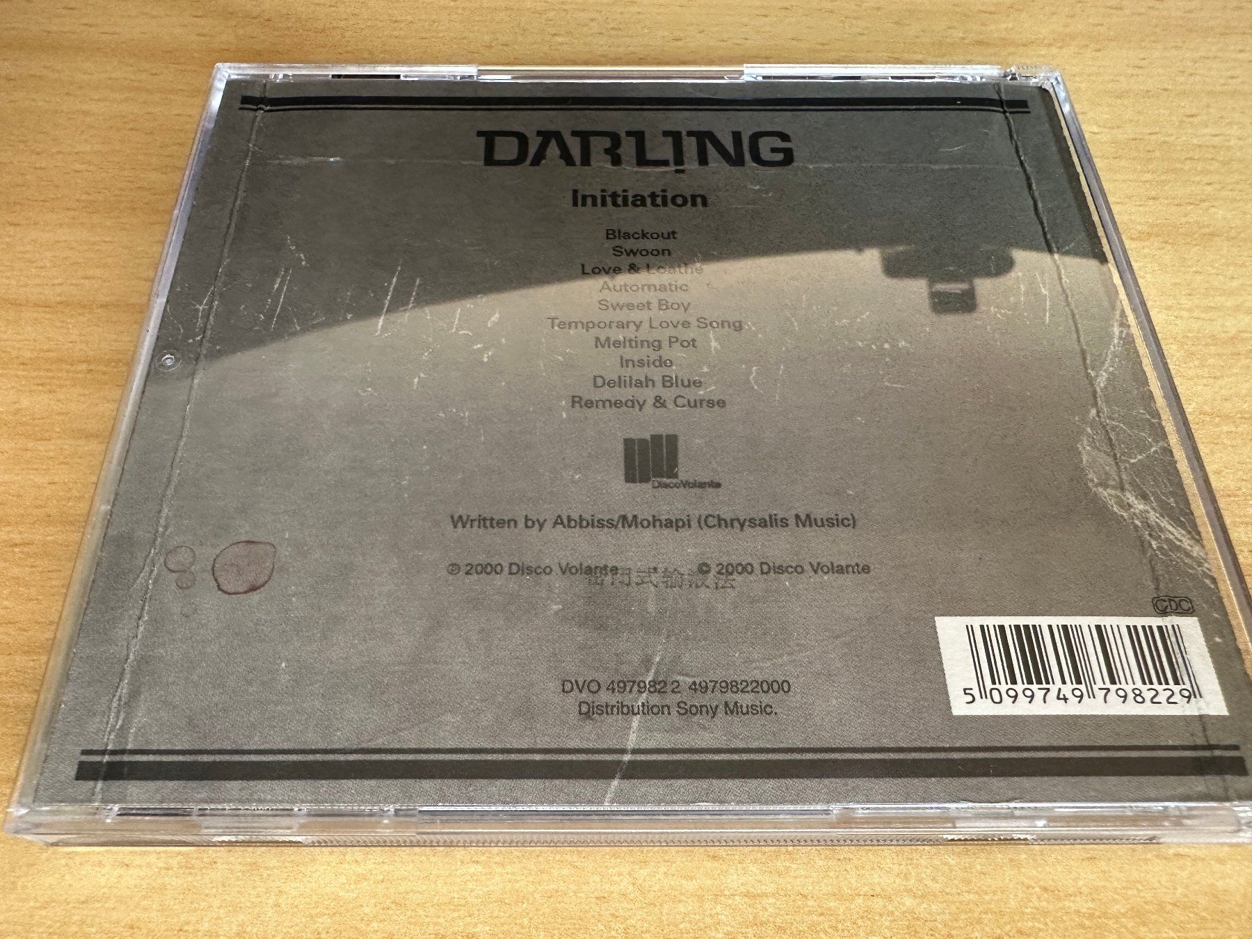 CD: Darling – Initiation – Usato da Rikon im Tösstal venduto da Alpenmutz 1