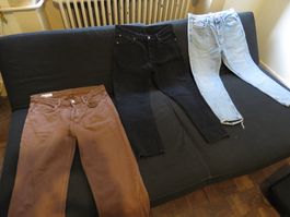 lot 20 pantalons jeans chino Hosen Zara H&M etc