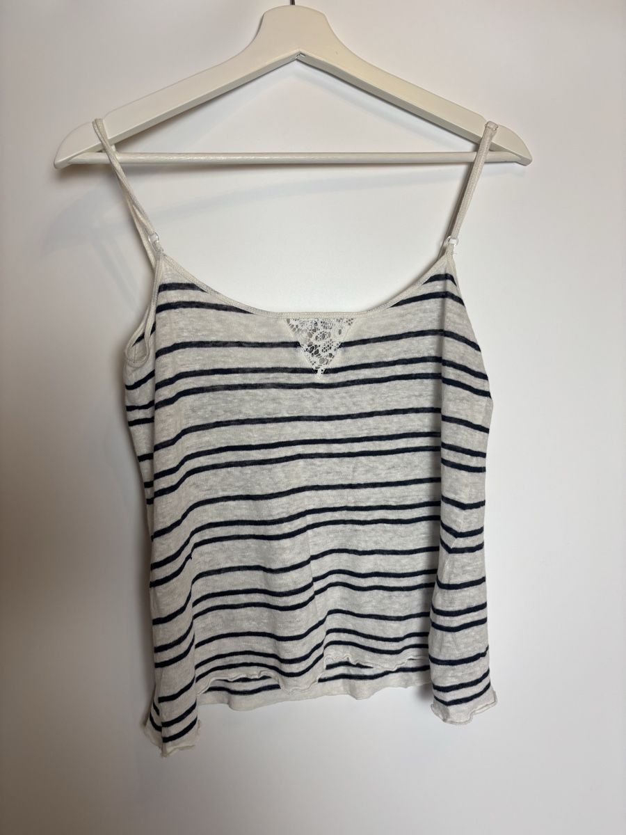Maddison Top: vintage striped tank top – Usato da Leissigen venduto da lamooniade 4