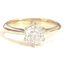 0.70ct. Diamantring Solitärring, 750 Gelbgold, LP 7.890 CHF